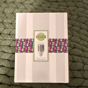 Scentsy White Plug-In Warmer Box with Colorful Accent Band